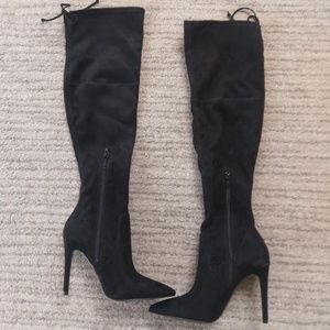 GUESS Women's Akera OTK Boots - Black 9.5